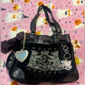 OJ vintage black juicy couture daydreamer bag